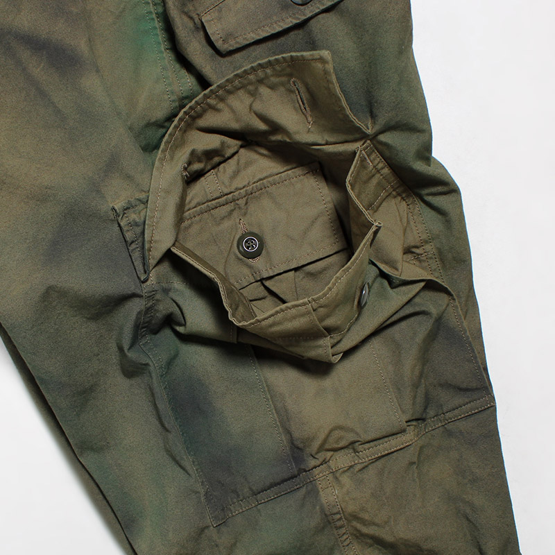 JUNGLE FATIGUE CARGO PANTS SPRAY CAMO -OD SPRAY CAMO-