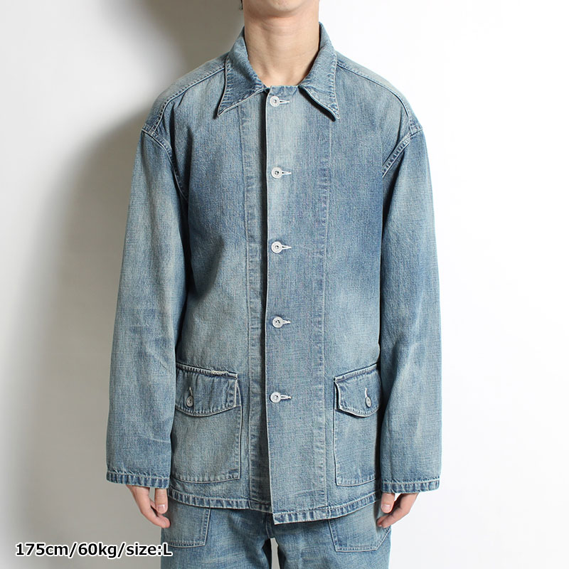 US ARMY M40 DENIM JACKET -INDIGO AGEING-