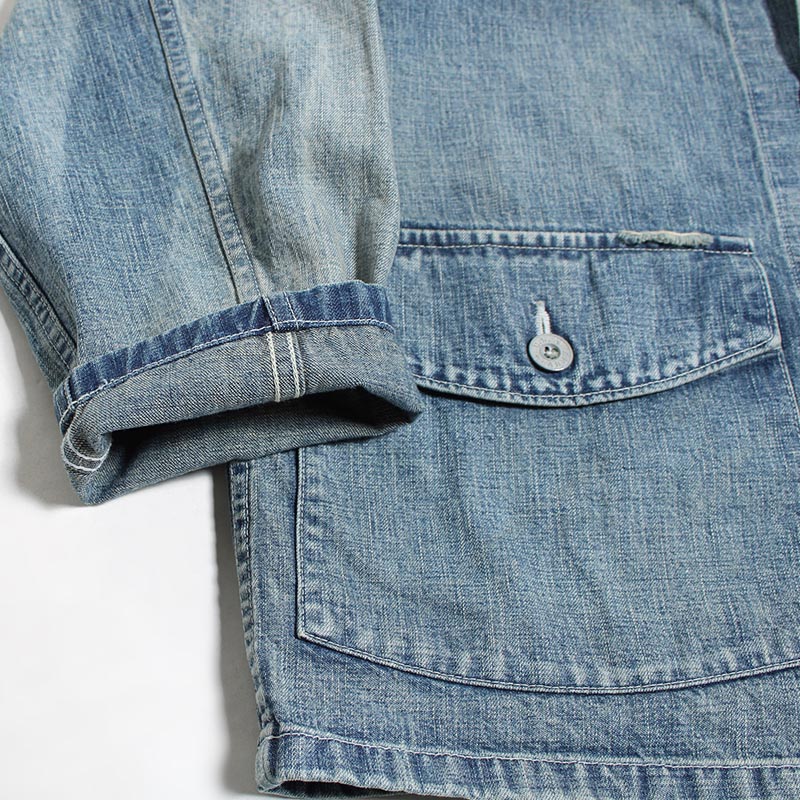 US ARMY M40 DENIM JACKET -INDIGO AGEING-