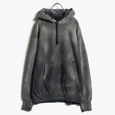 HARD AGING HOODIE -BLACK-