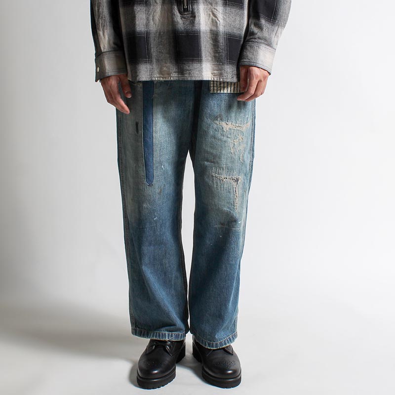 LAPD PRISONER DENIM PT -INDIGO-