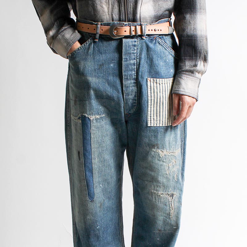 LAPD PRISONER DENIM PT -INDIGO-