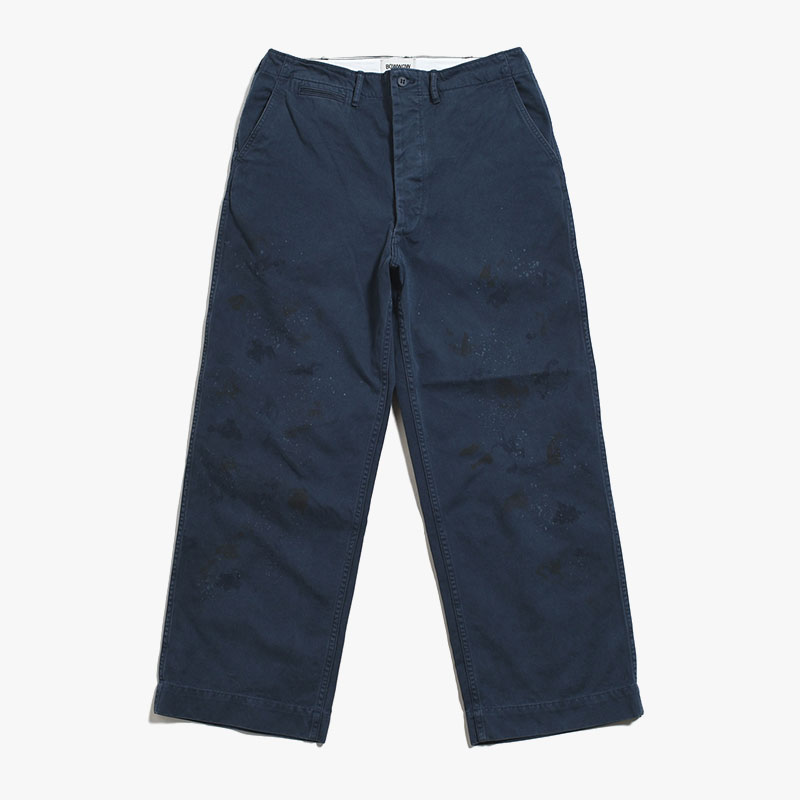 WORK TROUSERS DUSTY -NAVY AGING-