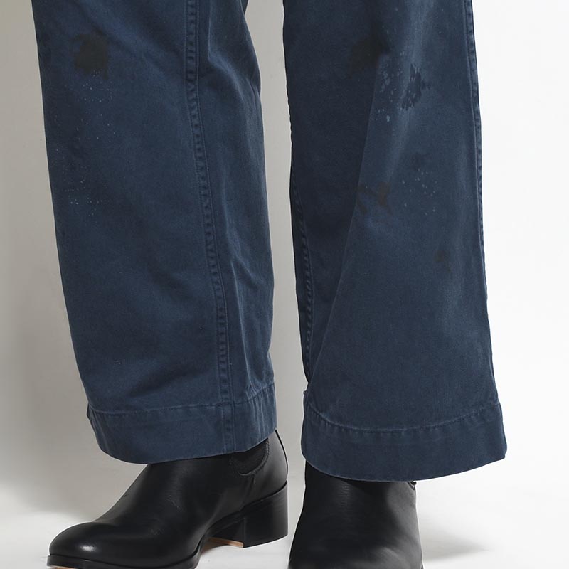 WORK TROUSERS DUSTY -NAVY AGING-