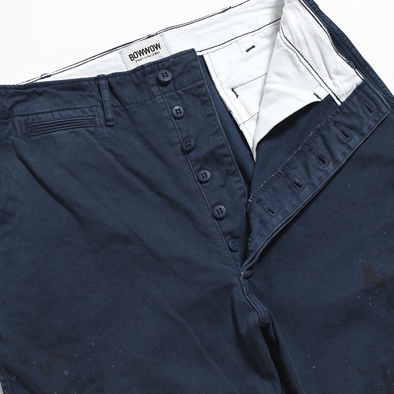 WORK TROUSERS DUSTY -NAVY AGING-