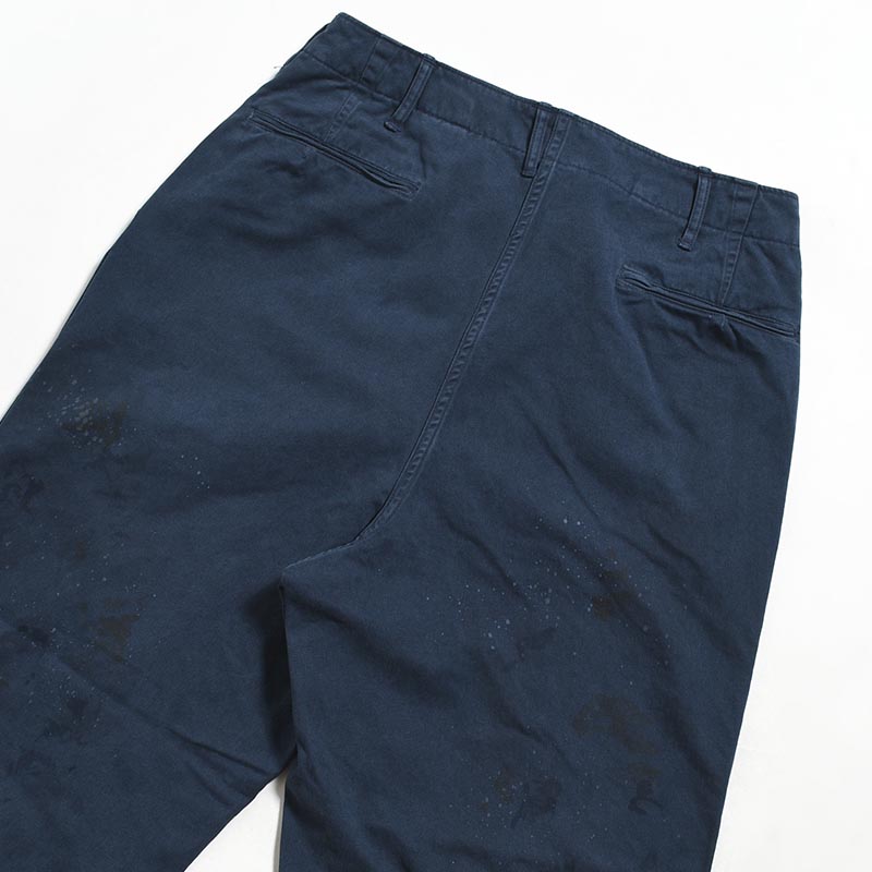 WORK TROUSERS DUSTY -NAVY AGING-