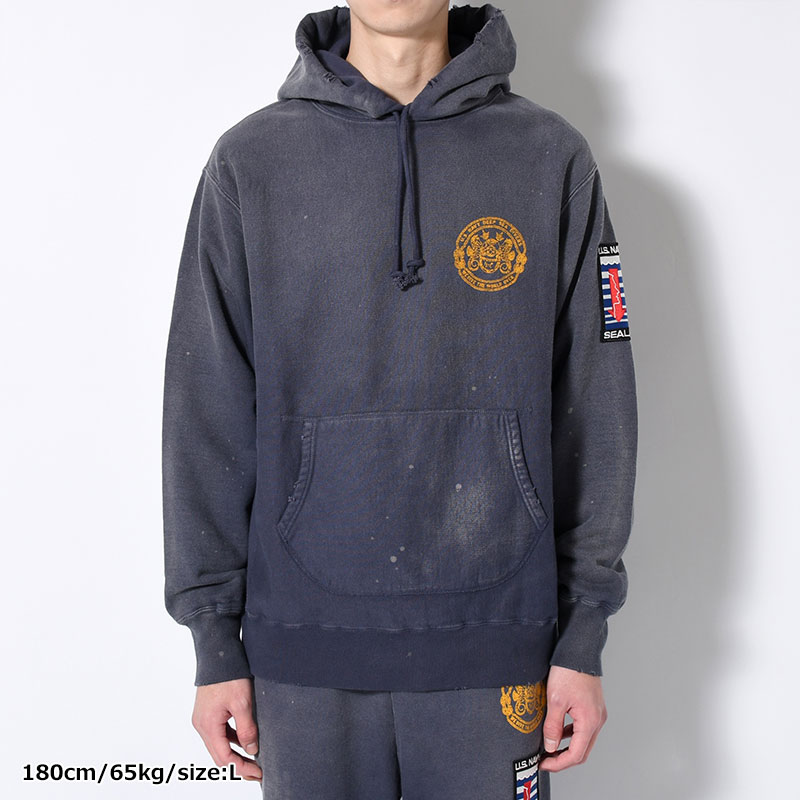 US NAVY SEALAB HOODIE -NAVY-