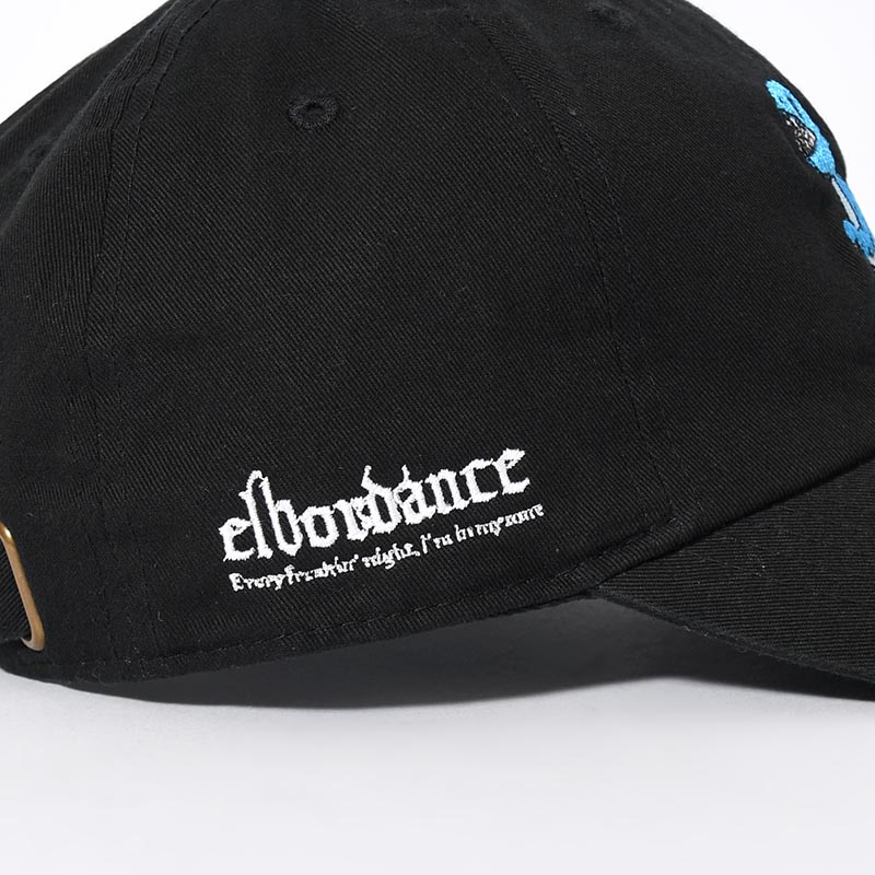 ELBO EBROIDERY CAP A -BLACK-