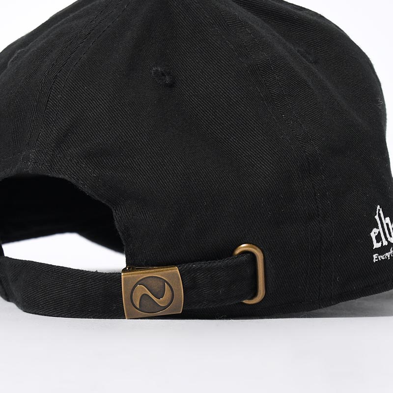 ELBO EBROIDERY CAP A -BLACK-