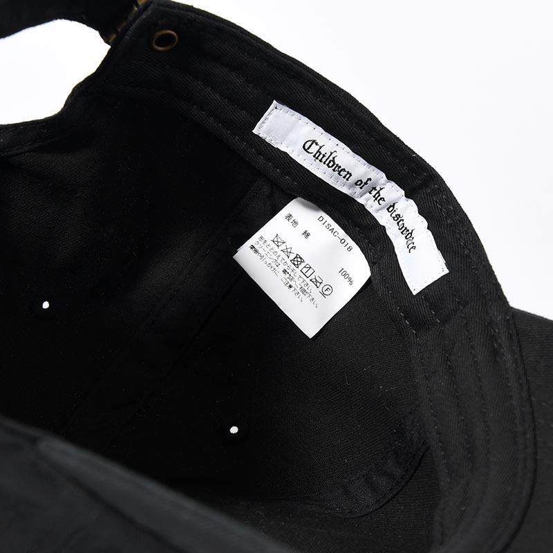 ELBO EBROIDERY CAP A -BLACK-