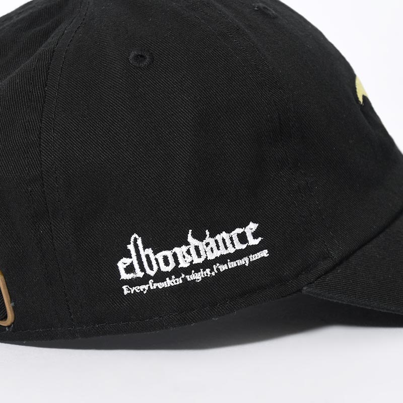 ELBO EBROIDERY CAP B -BLACK-