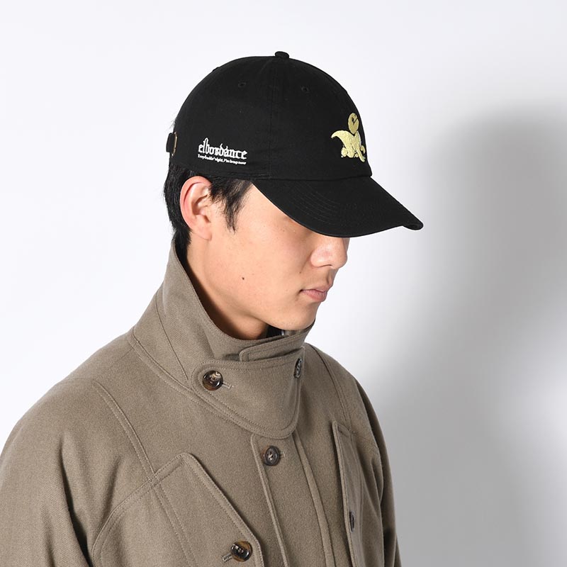 ELBO EBROIDERY CAP B -BLACK-