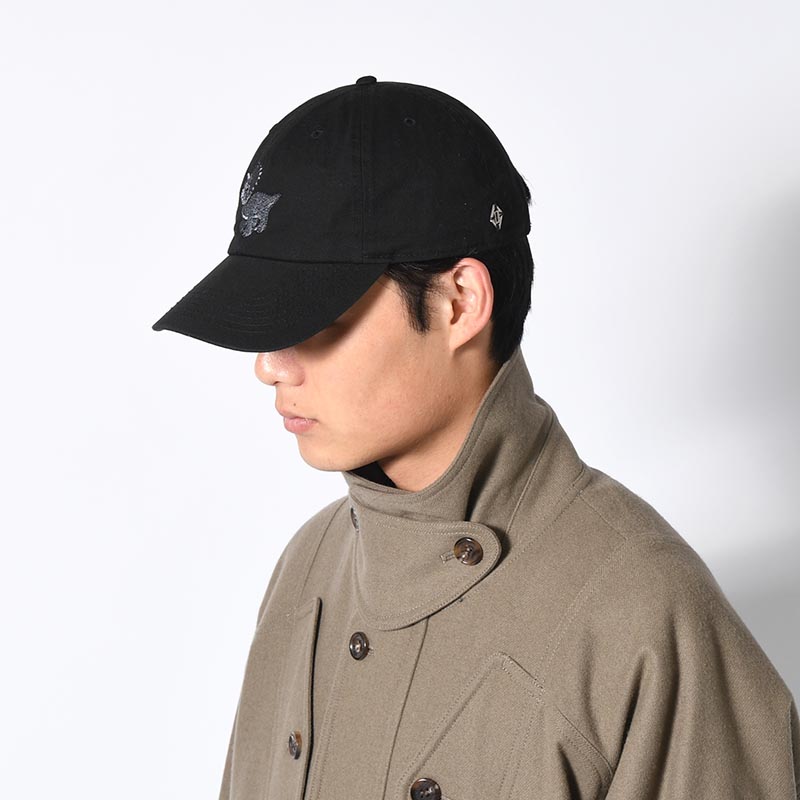 ELBO EBROIDERY CAP C -BLACK-