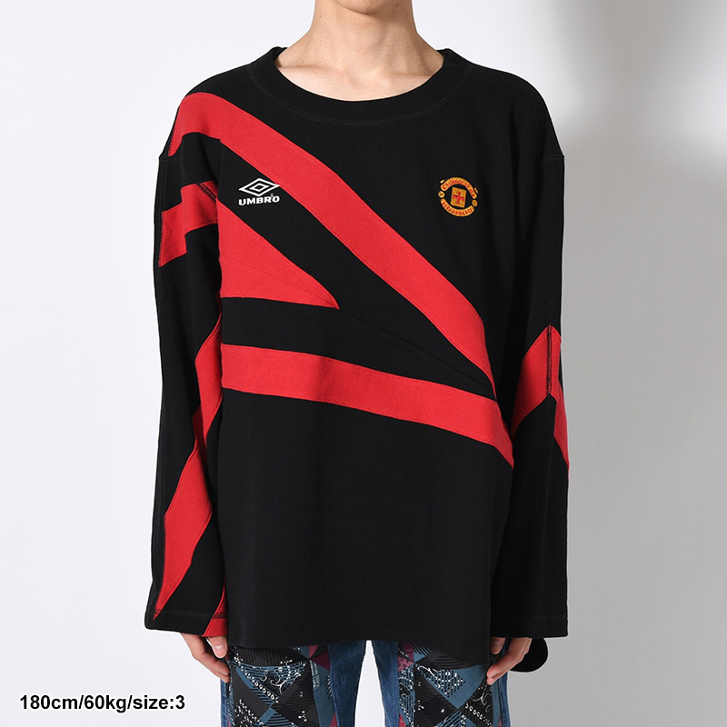 UMBRO UMPHREY BRO CREWNECK PULLOVER -BLACK-