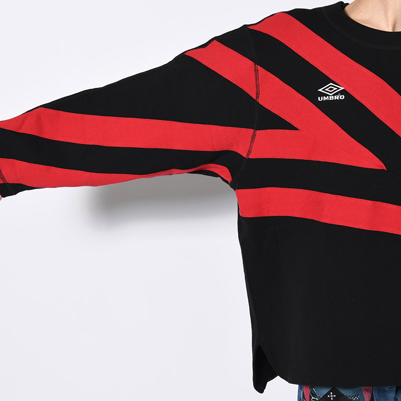 UMBRO UMPHREY BRO CREWNECK PULLOVER -BLACK-