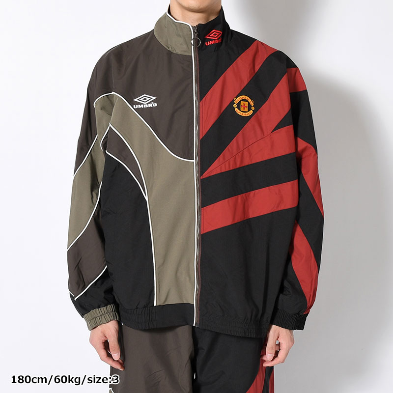 UMBRO CHANGEOVER TRACK JACKET -BLACK-