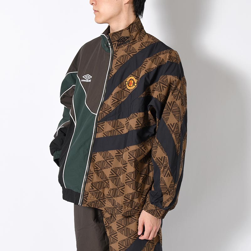 UMBRO CHANGEOVER TRACK JACKET -BROWN-