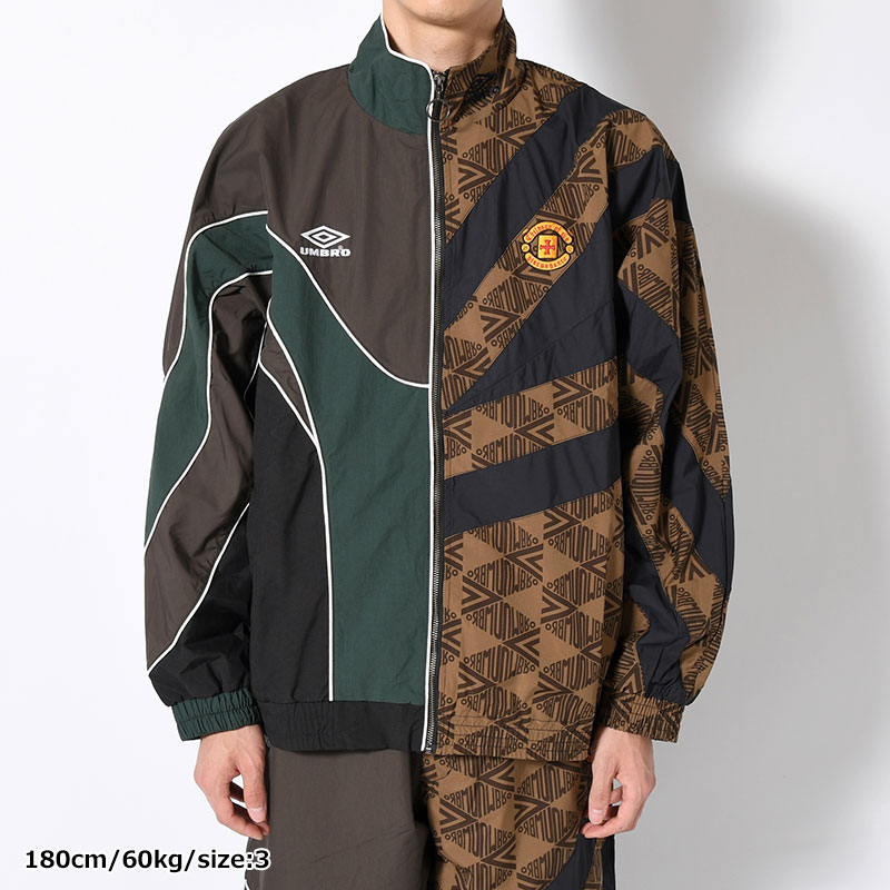 UMBRO CHANGEOVER TRACK JACKET -BROWN-