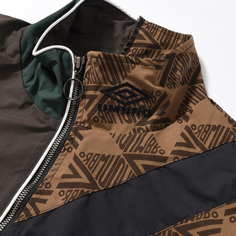 UMBRO CHANGEOVER TRACK JACKET -BROWN-