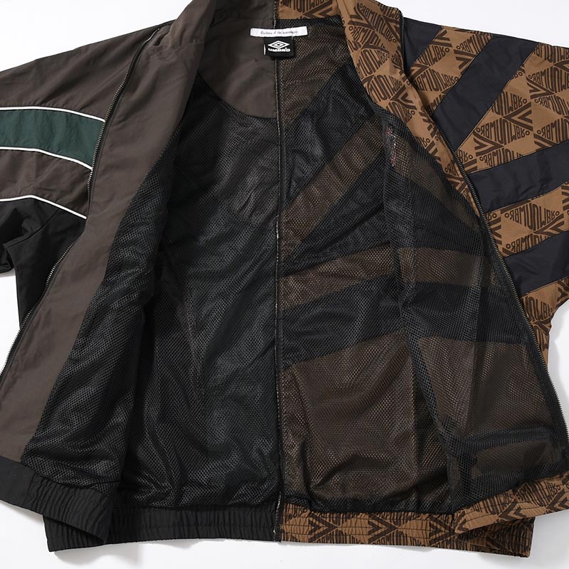 UMBRO CHANGEOVER TRACK JACKET -BROWN-