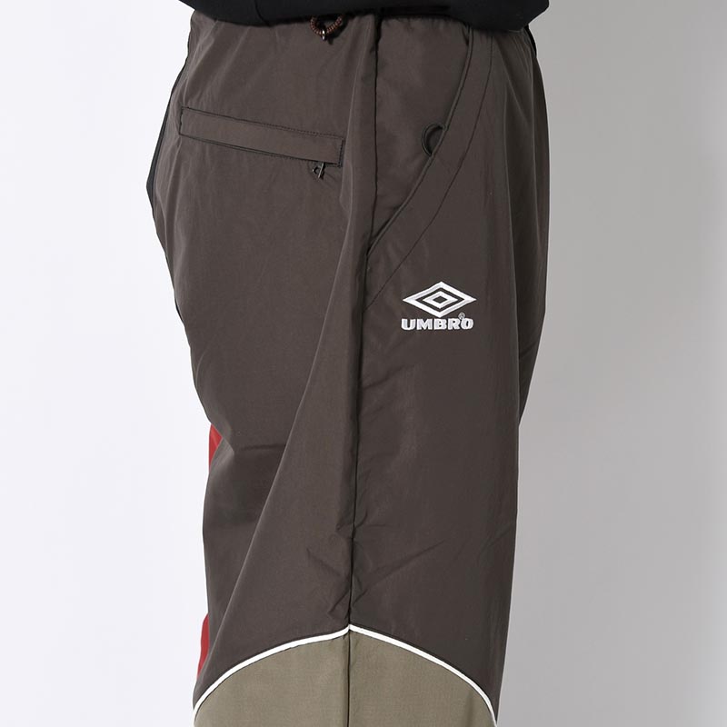 UMBRO CHANGEOVER TRACK PANTS -BLACK-