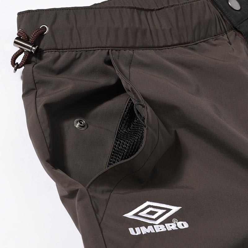 UMBRO CHANGEOVER TRACK PANTS -BLACK-