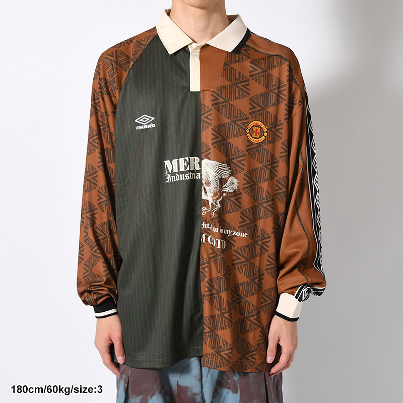 UMBRO CHANGEOVER GAME SHIRT -BROWN-