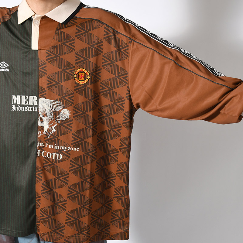 UMBRO CHANGEOVER GAME SHIRT -BROWN-