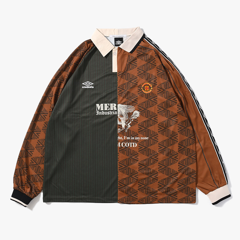 UMBRO CHANGEOVER GAME SHIRT -BROWN-