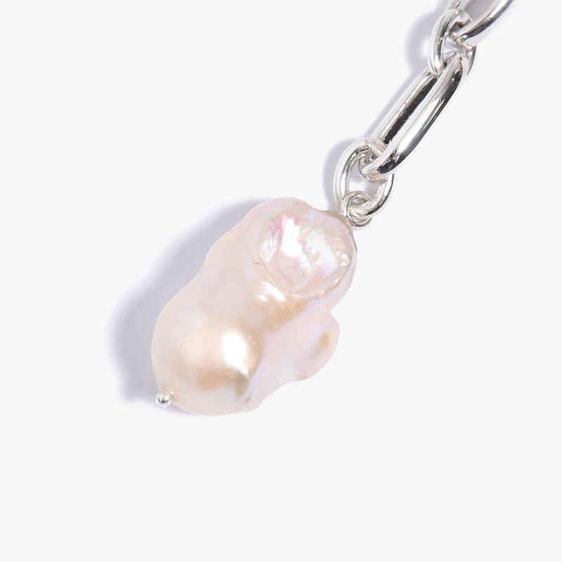 CONNECT BAROQUE PEARL CHARM -SILVER-