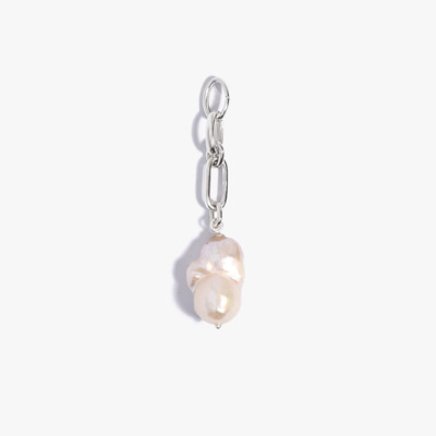 CONNECT BAROQUE PEARL CHARM -SILVER-