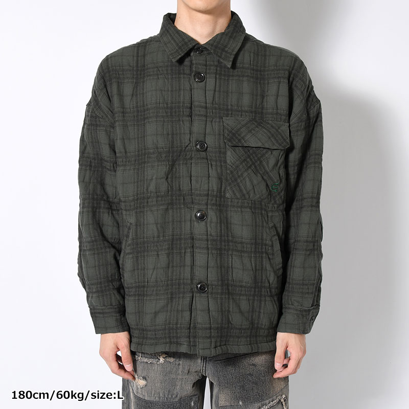 SHAO PLAID FLEECE JACKET -2.COLOR-