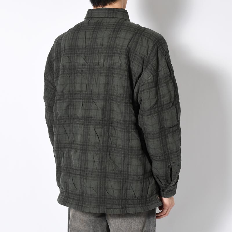 SHAO PLAID FLEECE JACKET -2.COLOR-