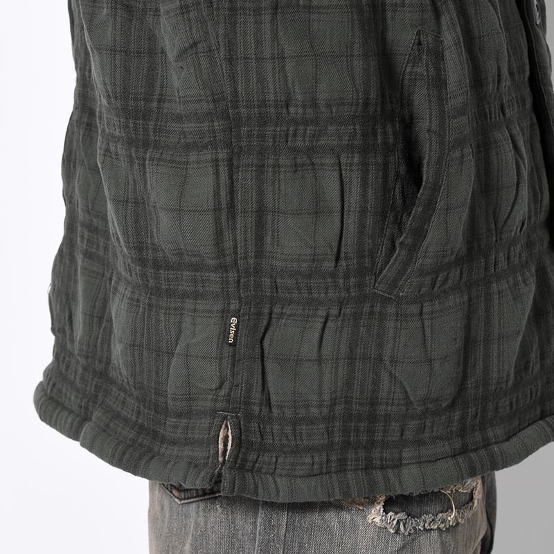 SHAO PLAID FLEECE JACKET -2.COLOR-