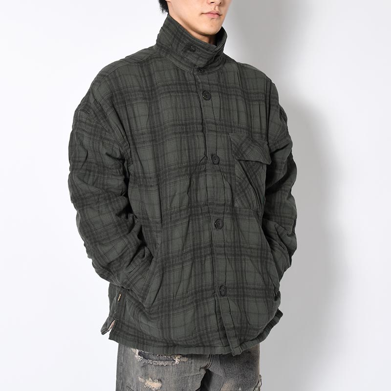 SHAO PLAID FLEECE JACKET -2.COLOR-