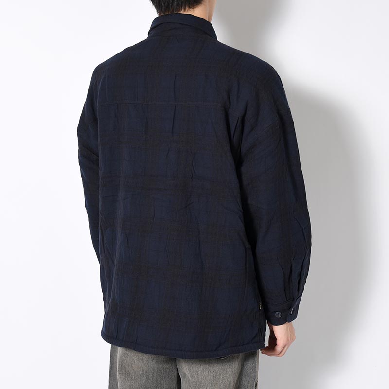 SHAO PLAID FLEECE JACKET -2.COLOR-