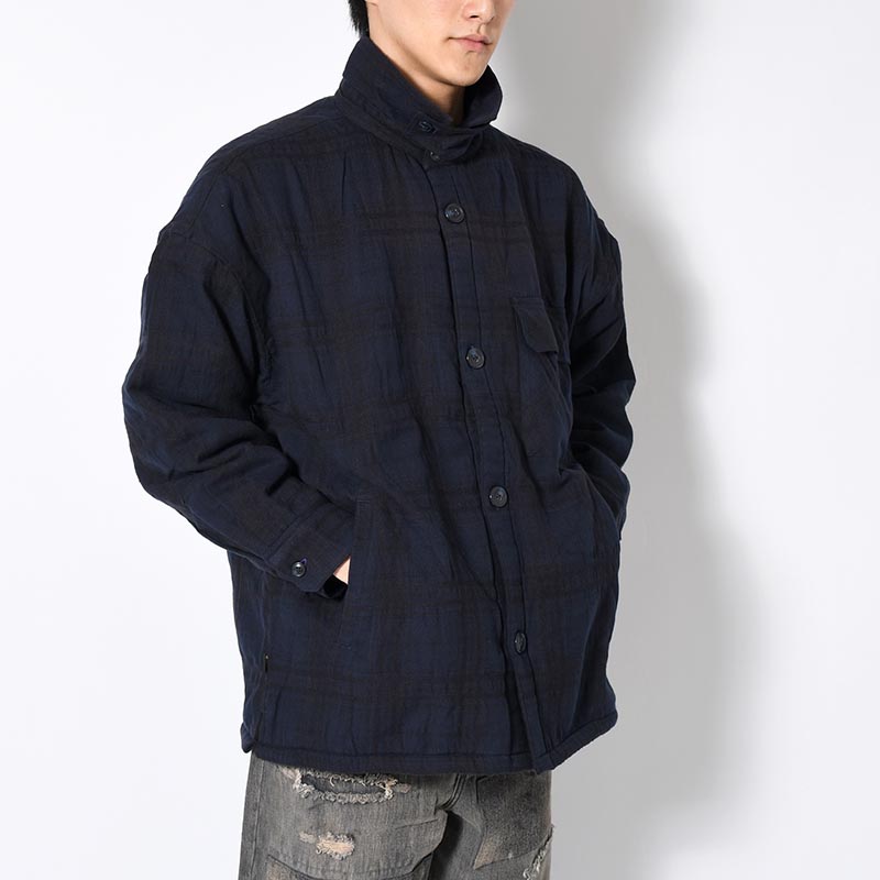 SHAO PLAID FLEECE JACKET -2.COLOR-