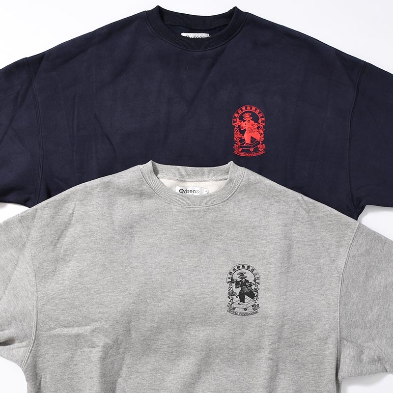 EMBLEM CREW SWEAT -2.COLOR-