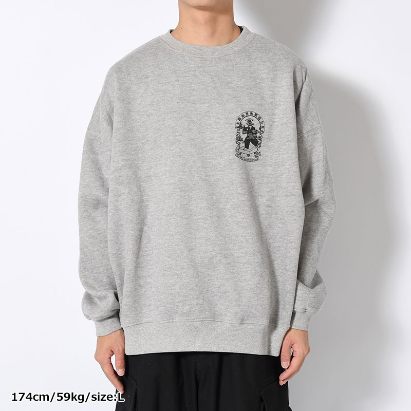 EMBLEM CREW SWEAT -2.COLOR-