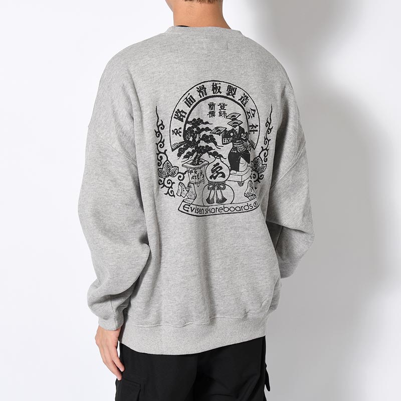 EMBLEM CREW SWEAT -2.COLOR-