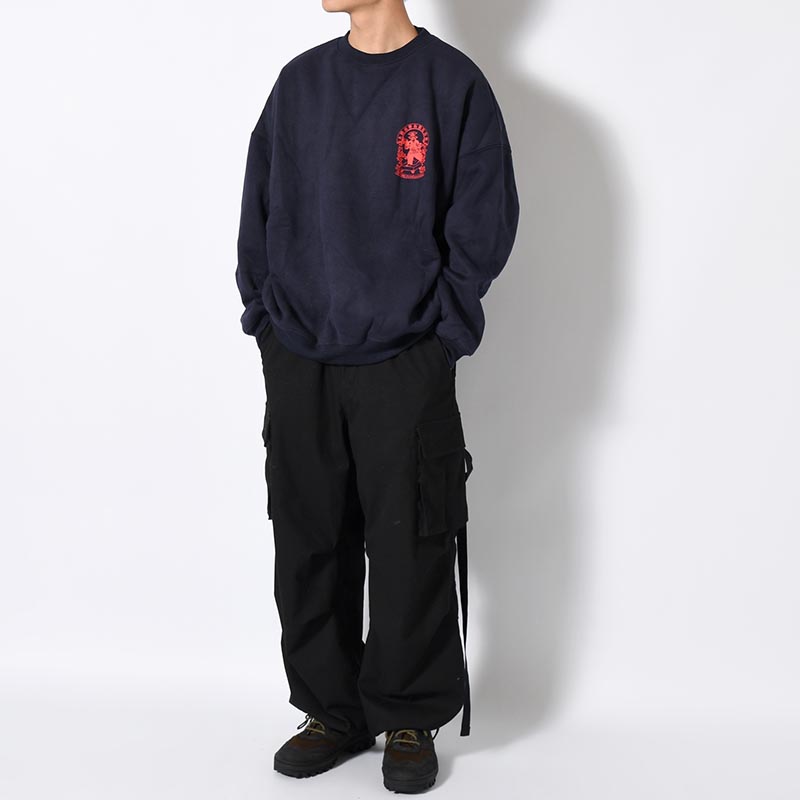 EMBLEM CREW SWEAT -2.COLOR-