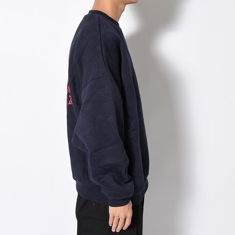 EMBLEM CREW SWEAT -2.COLOR-