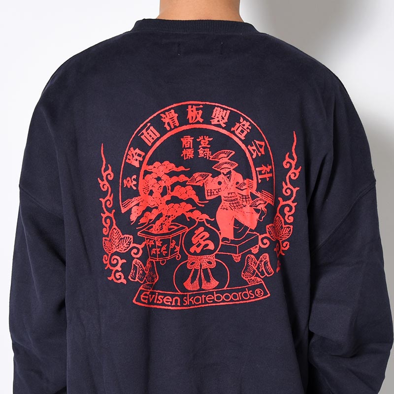 EMBLEM CREW SWEAT -2.COLOR-