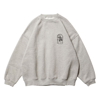 EMBLEM CREW SWEAT -2.COLOR-