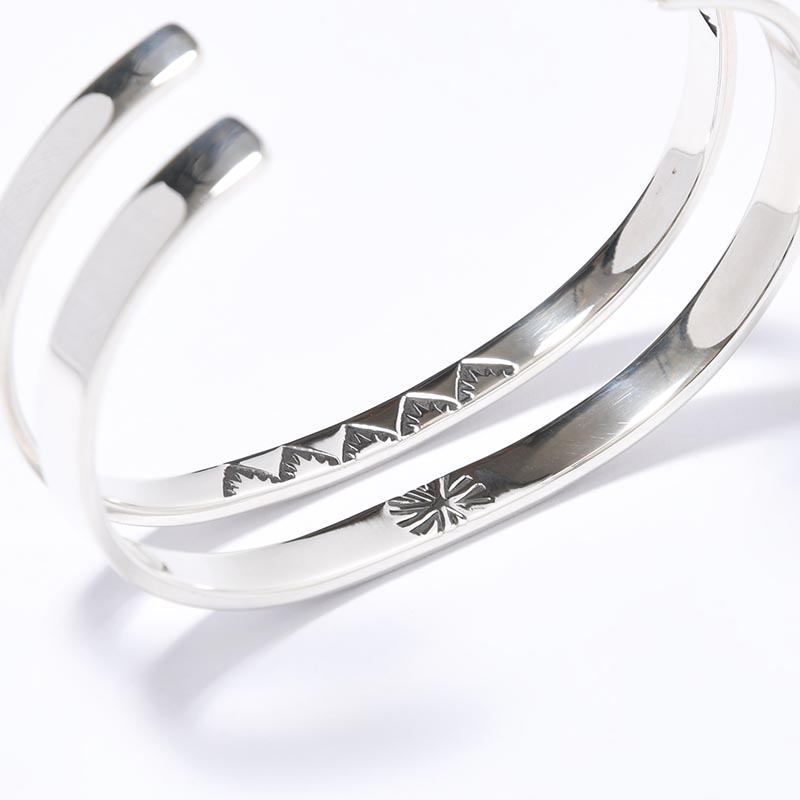 別注 DOUBLE BANGLE -SILVER-