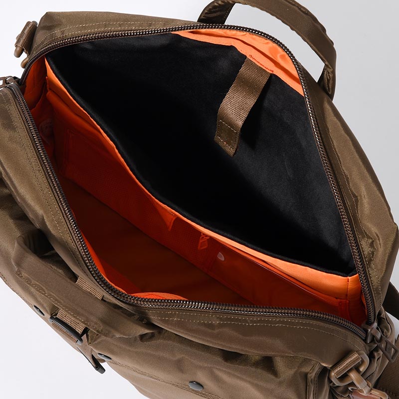 420 re/cor 2WAY HELMET BAG -BROWN-