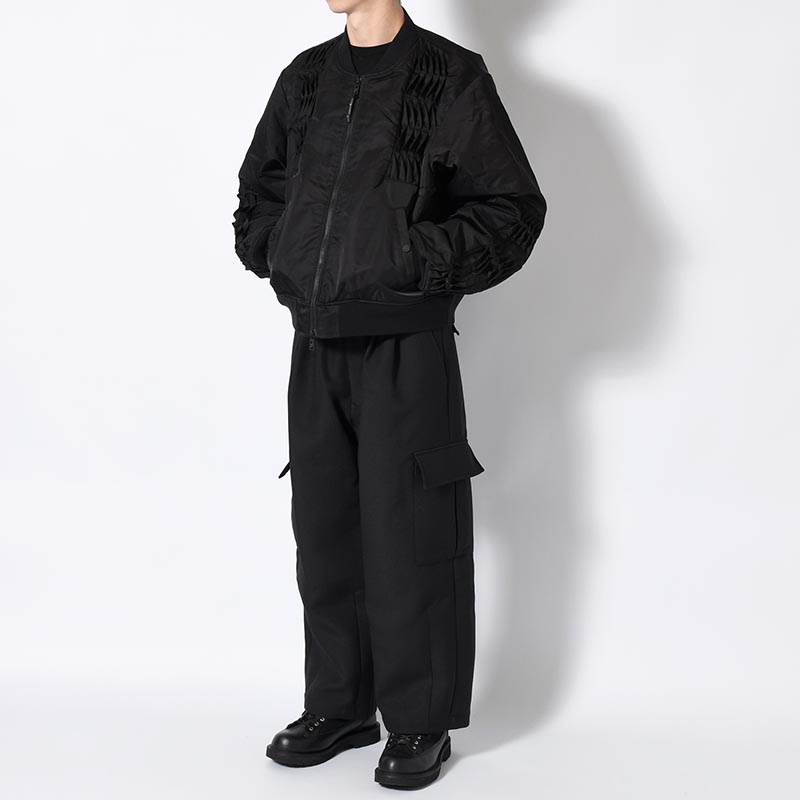 FOLDING PLEATS FLIGHT JK -BLACK-