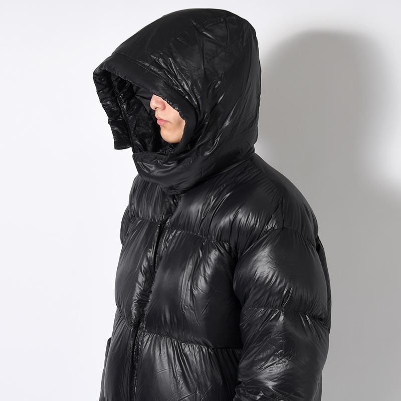 PERTEX MINIMAL DOWN PARKA -BLACK-