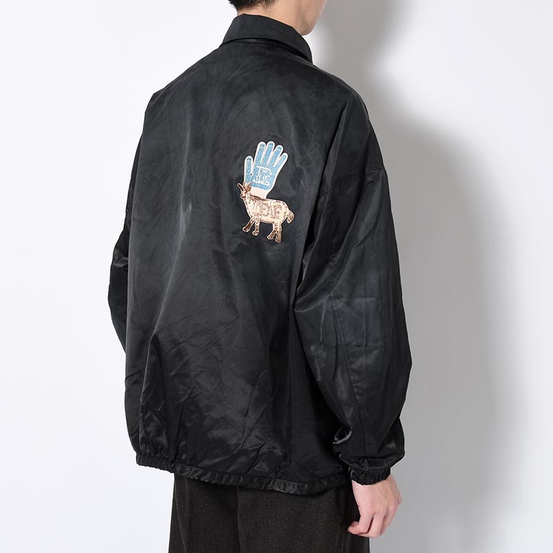 FAF × refomed DIYed COACH JACKET -BLACK-