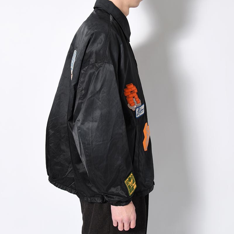 FAF × refomed DIYed COACH JACKET -BLACK-